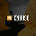 Enrise logo op foto achtergrond