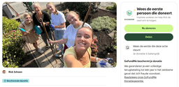 klik hier om naar de Gofundme pagina  te gaan