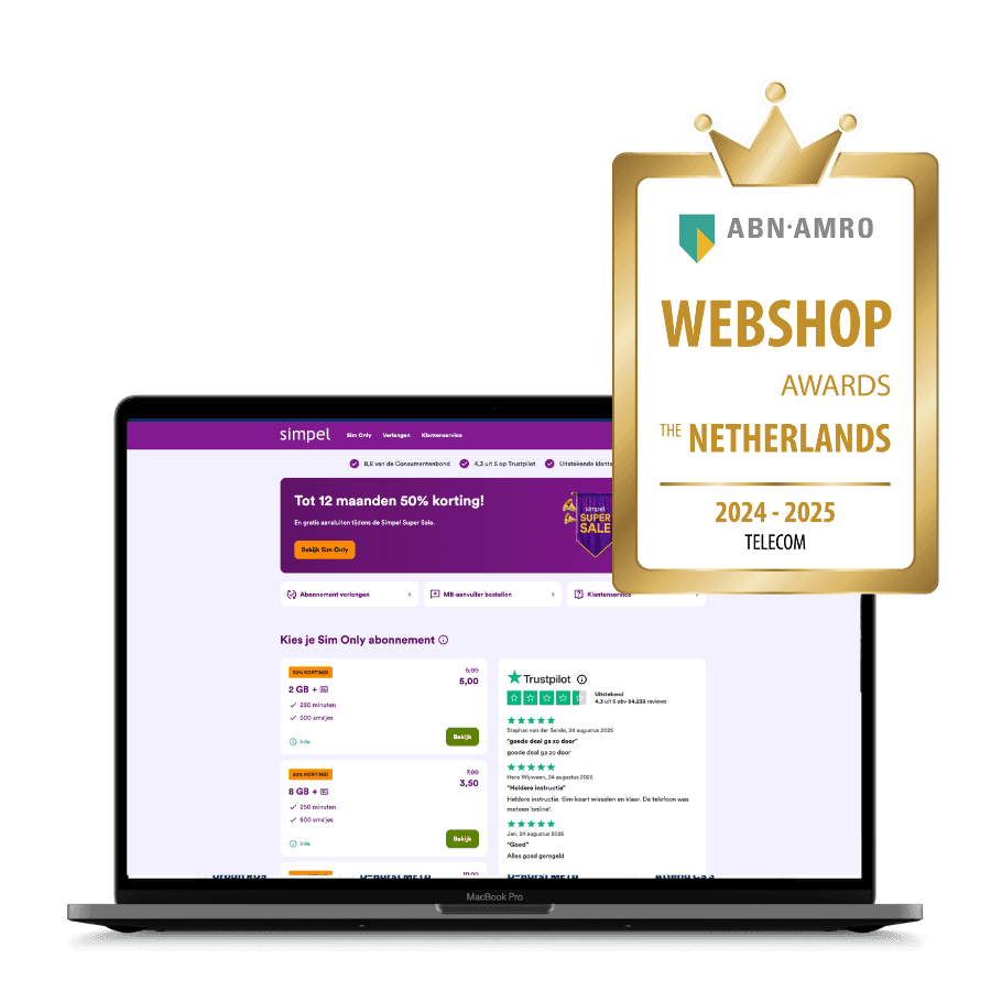 Simpel homepage